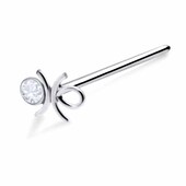 Stone Knot Straight Nose Stud NSKA-776